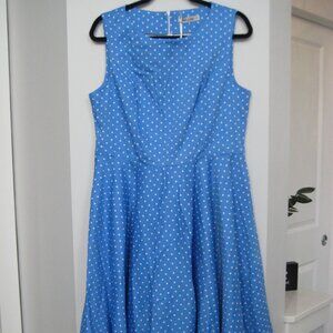 NWT Pinup Style Grace Karin midi polka dot dress